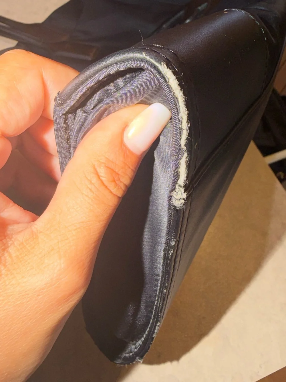 Tory Burch Black Nylon Tote with Embossed Logo